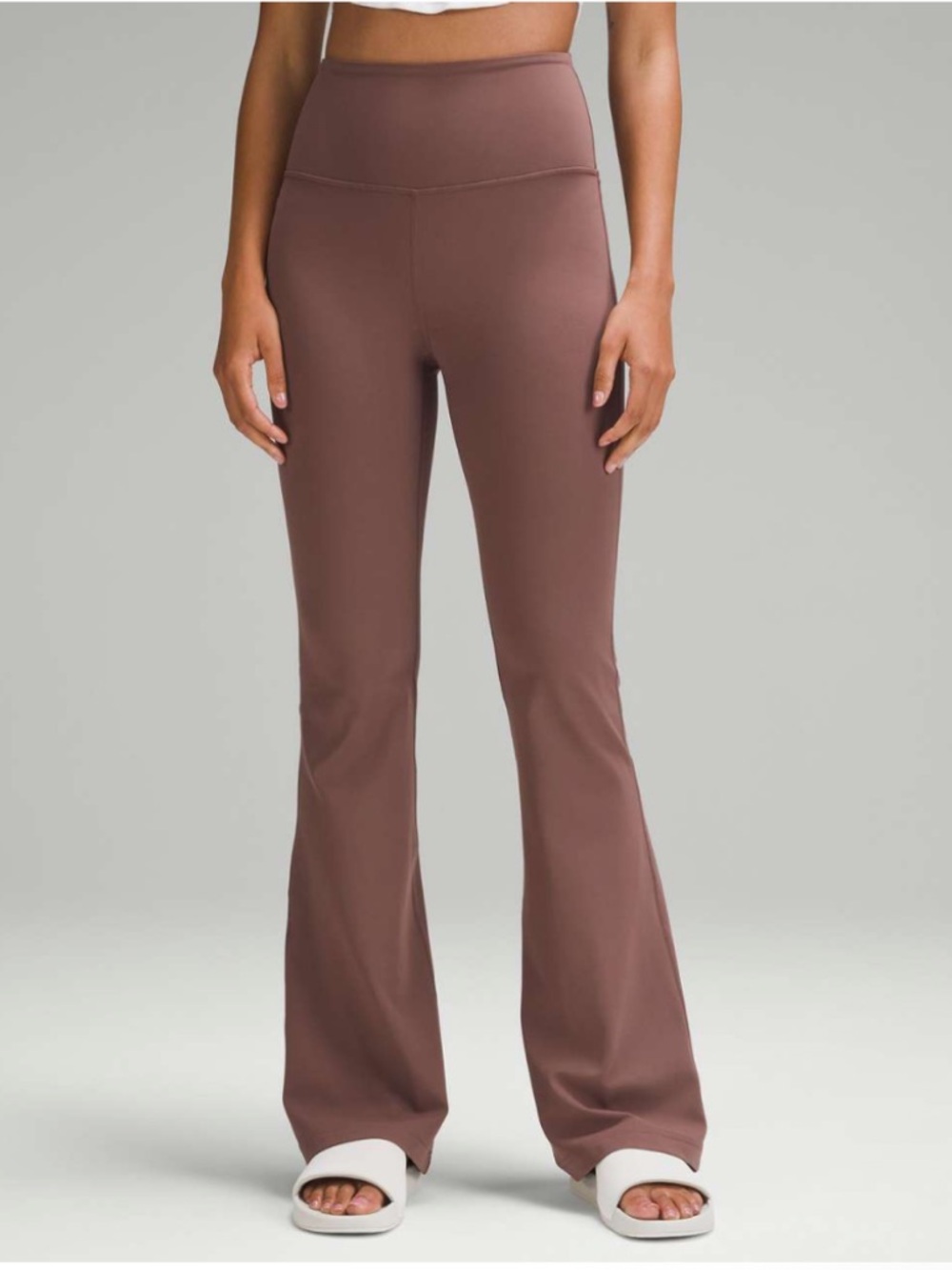 Lululemon Groove Super-High-Rise Flared Pant Nulu 32.5" Size 8